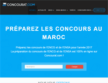 Tablet Screenshot of concourat.com